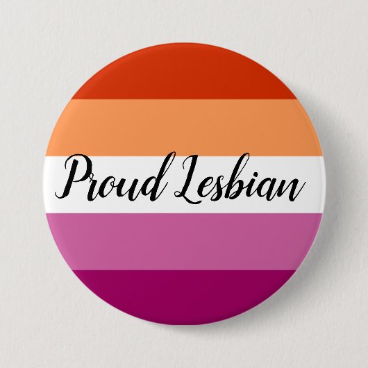 Proud Lesbian Button (Vorderseite)