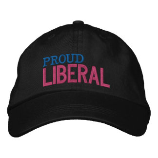 Proud Liberale Bestickte Kappe
