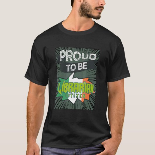Proud librarian citizen Professionals T-Shirt (Vorderseite)