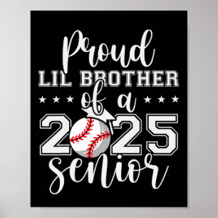 Proud Lil Bruder eines Senior Sell Abschluss 2025 Poster