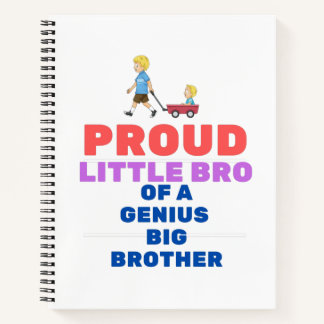 Proud Little Bro eines genialen großen Bruders Notizblock