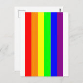 Proud Loud Rainbow Fine Art Poster Postkarte (Vorne/Hinten)