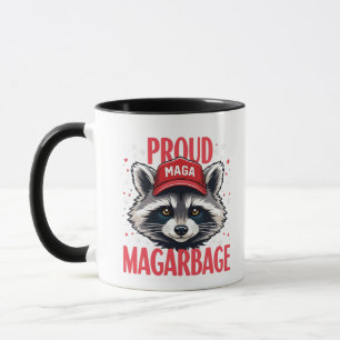 Proud MAGA Garbage für Trump-Unterstützer Wahlen Tasse