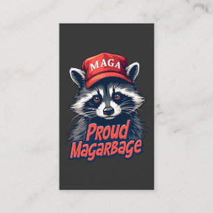 Proud MAGA Garbage für Trump-Unterstützer Wahlen Visitenkarte