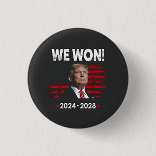 Proud Maga Präsident Trump gewinnt Tag der Amtsein Button