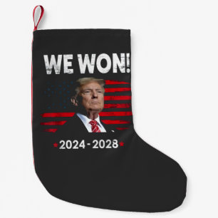 Proud Maga Präsident Trump gewinnt Tag der Amtsein Kleiner Weihnachtsstrumpf