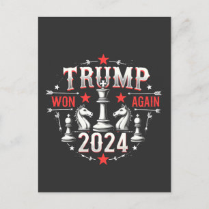 Proud Maga Trump gewann 2025 erneut den Tag der Am Postkarte