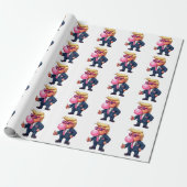 Proud Maga Trump Pixel Präsident Inaguration Day Geschenkpapier (Ungerollt)