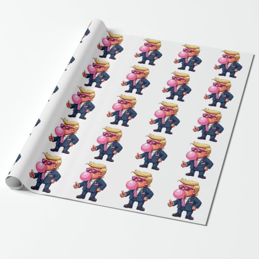 Proud Maga Trump Pixel Präsident Inaguration Day Geschenkpapier (Ungerollt)