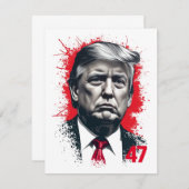 Proud Maga Trump Vance American Inauguration Day Dankeskarte (Vorne/Hinten)