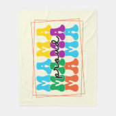 Proud Mama Autism Awareness Fleece Blanket (Vorderseite)