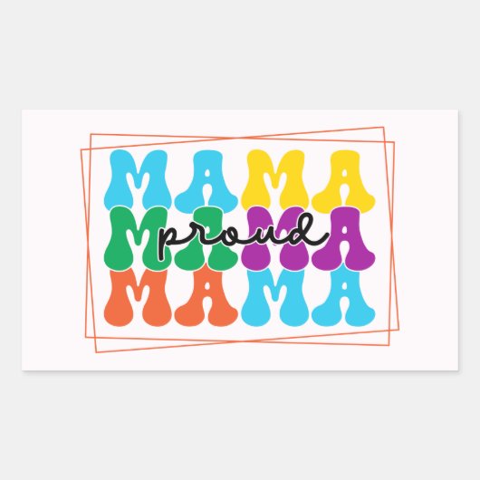 Proud Mama Autism Stickers (Vorderseite)
