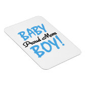 Proud Mama Baby Boy Geschenke Magnet (Rechte Seite)