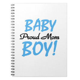 Proud Mama Baby Boy Geschenke Notizblock