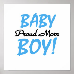 Proud Mama Baby Boy Geschenke Poster