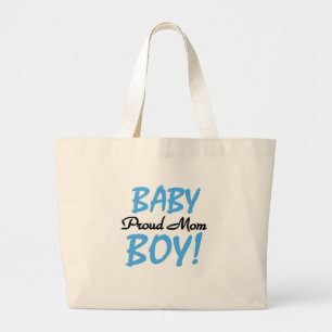 Proud Mama Baby Boy Tshirts und Geschenke Jumbo Stoffbeutel