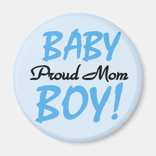 Proud Mama Baby Boy Tshirts und Geschenke Magnet