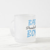 Proud Mama Baby Boy Tshirts und Geschenke Mattglastasse (Vorderseite Links)