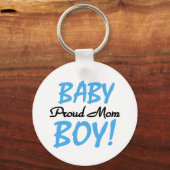 Proud Mama Baby Boy Tshirts und Geschenke Schlüsselanhänger (Vorderseite)