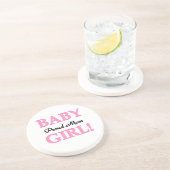 Proud Mama Baby Girl Geschenke Sandstein Untersetzer (Seite)