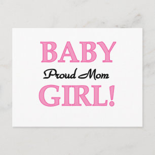 Proud Mama Baby Girl Tshirts und Geschenke Postkarte
