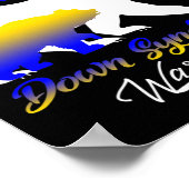 Proud Mama Bear Down Syndrom Kriegerabbau Poster (Ecke)