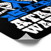 Proud Mama einer Ataxia Krieger Bewusstsein Band D Poster (Ecke)