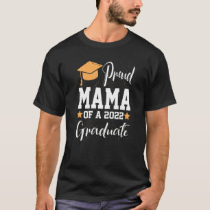 Proud Mama einer Klasse von 2022 Graduate Dinosaur T-Shirt