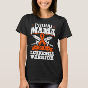 Proud Mama einer Leukämie Krieger Mama Bewusstsein T-Shirt