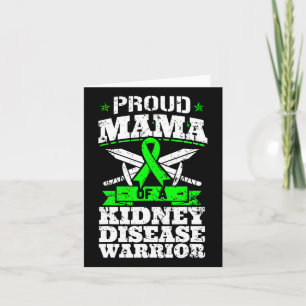 Proud Mama einer Nierenerkrankung Krieger CD Aware Karte