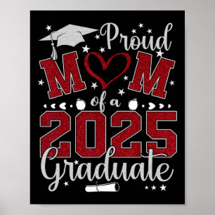 Proud-Mama eines 2025-Grad-Cl-Senior-Abschlusses Poster