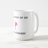 PROUD-MAMA eines XCEL GYMNAST-Kaffees / Tee-Tasse Kaffeetasse (VorderseiteRechts)