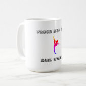 PROUD-MAMA eines XCEL GYMNAST-Kaffees / Tee-Tasse Kaffeetasse (Vorderseite Links)