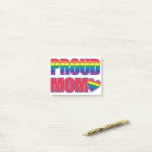 Proud-Mama-Gay Pride Post-it Klebezettel (Auf Schreibtisch)