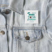 Proud mama personalized graduation button (Beispiel)