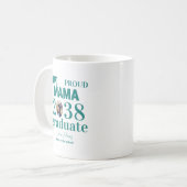 Proud mama personalized graduation kaffeetasse (Vorderseite Links)