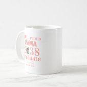 Proud mama personalized graduation kaffeetasse (Vorderseite Links)