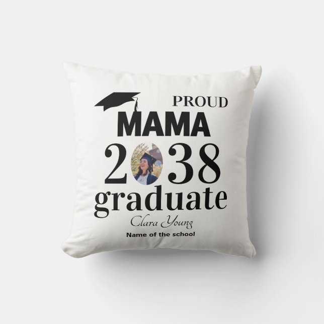 Proud mama personalized graduation kissen (Vorderseite)