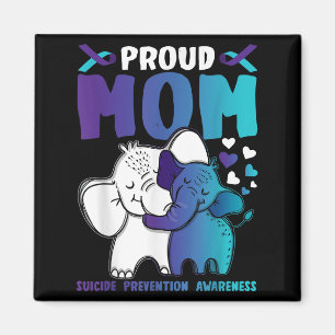 Proud Mama Suicide Prevention Awareness Warrior Ma Magnet