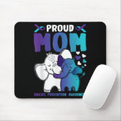 Proud Mama Suicide Prevention Awareness Warrior Ma Mousepad (Mit Mouse)