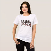Proud Mama T-Shirt Tri-Blend Shirt (Vorderseite voll)