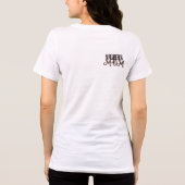 Proud Mama T-Shirt Tri-Blend Shirt (Rückseite)