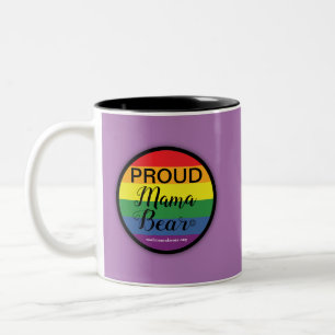 Proud-Mama-Tasse in Lila Zweifarbige Tasse