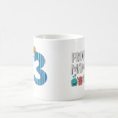 Proud Mama von drei Kaffeetasse (Mittel)