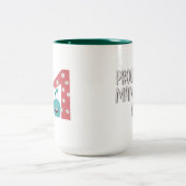 Proud Mama von One Zweifarbige Tasse (Mittel)