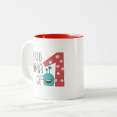 Proud Mama von One Zweifarbige Tasse (Vorderseite Links)