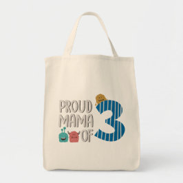 Proud Mama von Three Tote Bag Tragetasche