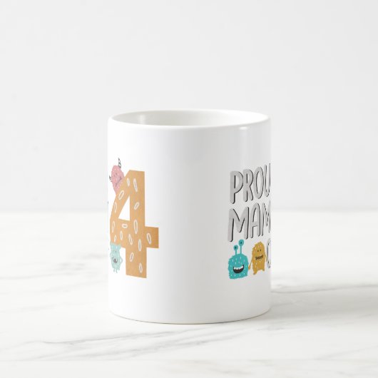 Proud Mama von Vier Kaffeetasse (Mittel)