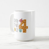 Proud Mama von Vier Kaffeetasse (Vorderseite Links)