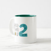 Proud Mama von zwei Zweifarbige Tasse (Vorderseite Links)